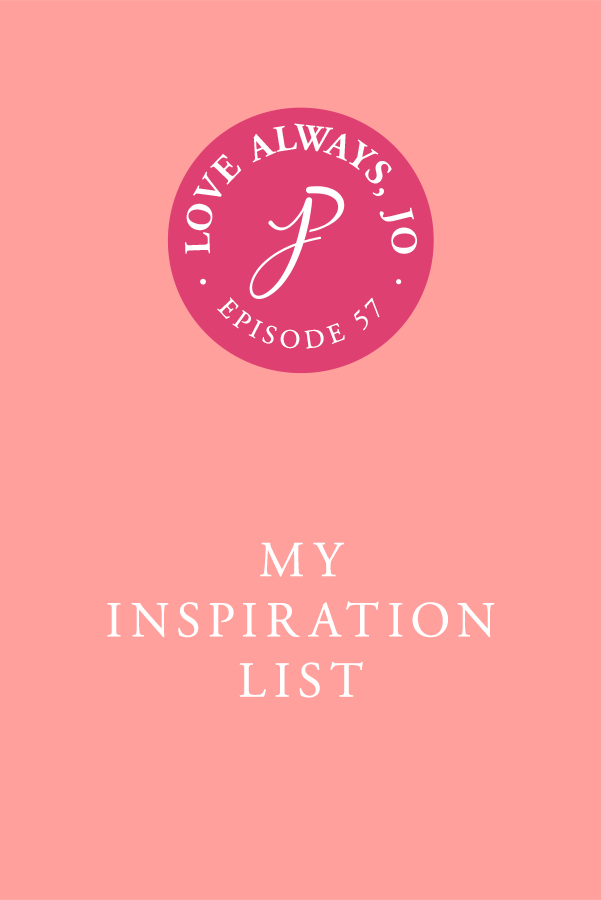 My Inspiration List #getinspired #podcast #seasonalaffectivedisorder